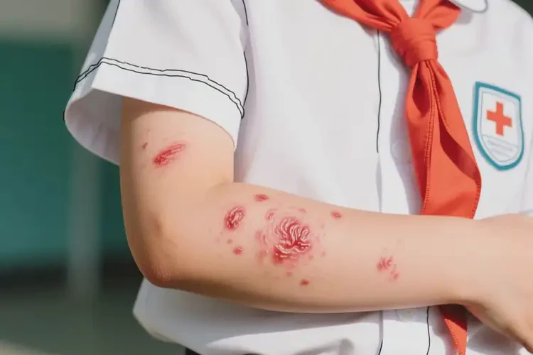 小學(xué)生手臂上長濕疹不管它會(huì)自己好嗎(圖4)