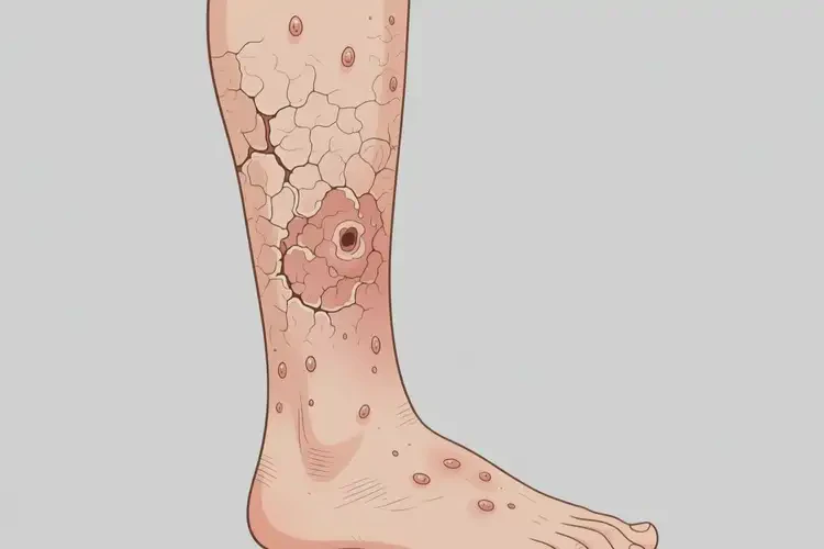 青年人小腿上容易长湿疹可不可以彻底自愈(图2)