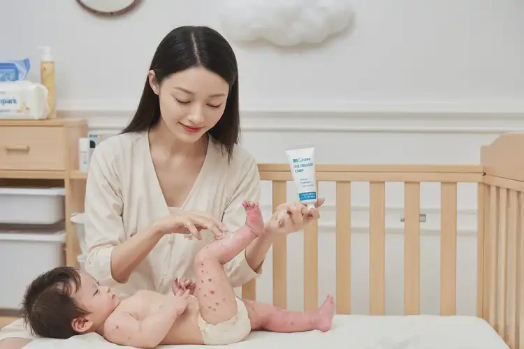 嬰兒小腿經(jīng)常長濕疹不管它會(huì)自己好嗎(圖3)