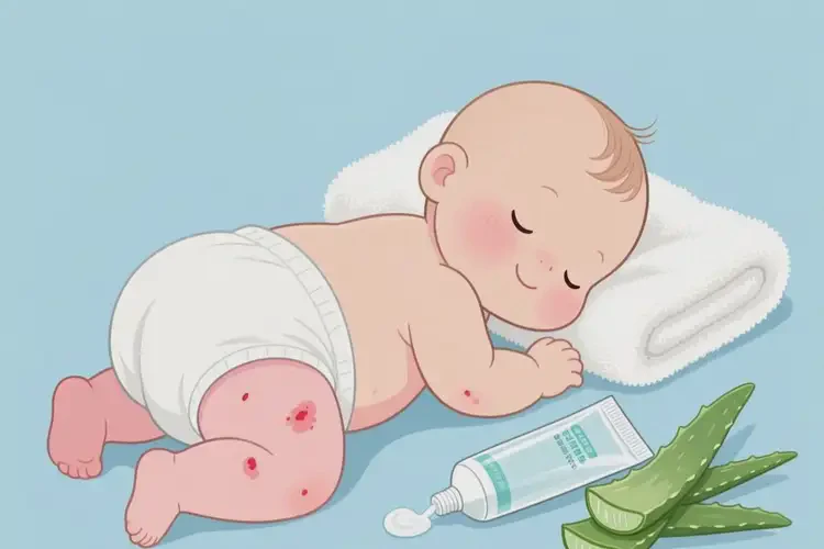 寶寶屁股長濕疹可不可以徹底自愈(圖3)