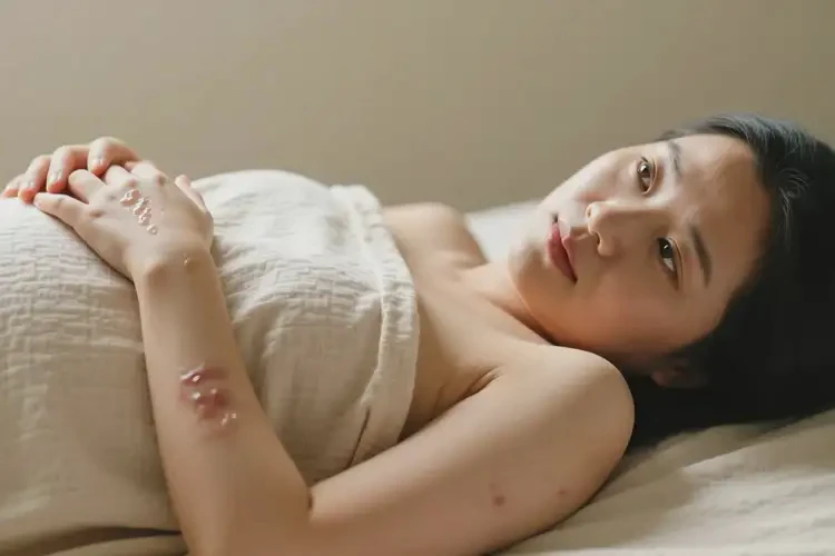 產(chǎn)婦手臂上起濕疹能夠徹底治愈嗎(圖3)