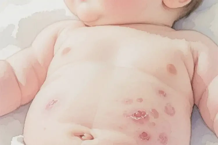 嬰幼兒肚子出濕疹能徹底自愈嗎(圖4)