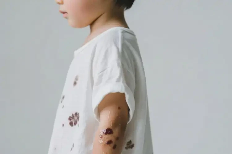 孩子全身出現(xiàn)濕疹不管它會自己痊愈嗎(圖1)