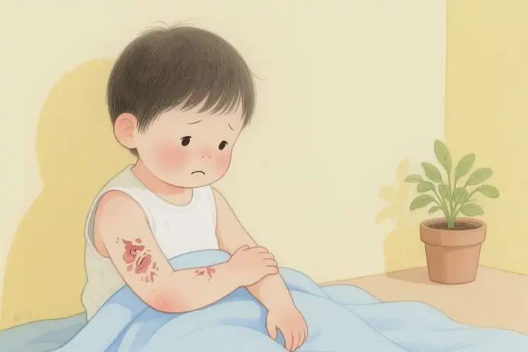 小兒四肢經(jīng)常長濕疹不管它會自己自愈嗎(圖4)