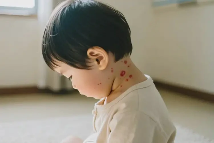 小孩脖子長濕疹不管它會自己好嗎(圖4)