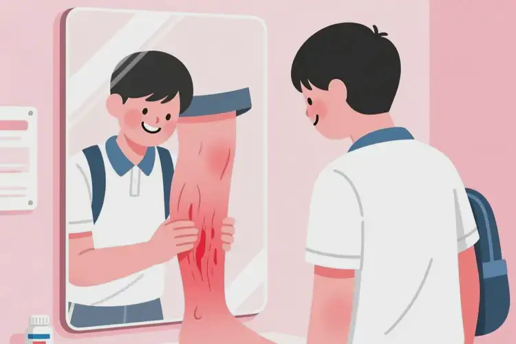 大學(xué)生小腿偶爾起濕疹能夠徹底治愈嗎(圖2)