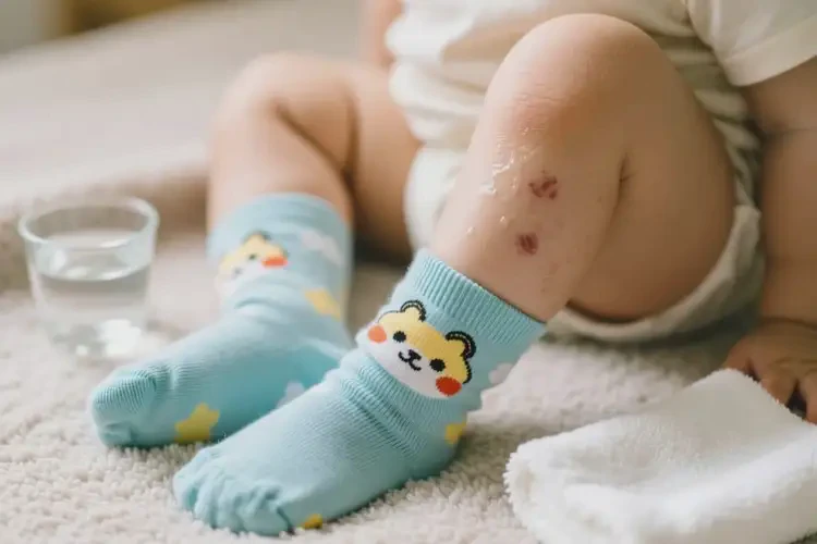 幼兒小腿上經(jīng)常起濕疹可以徹底自愈嗎(圖1)