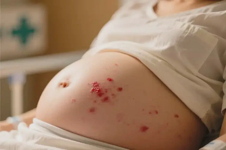 產(chǎn)婦肚子起濕疹不管它會自己痊愈嗎(圖4)