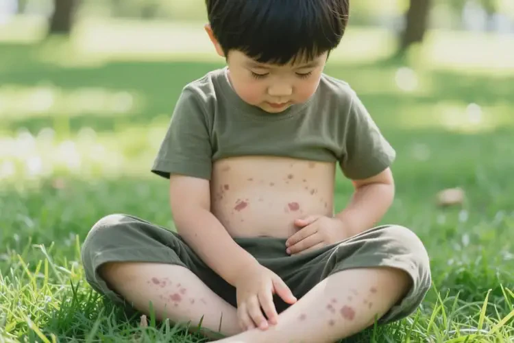 孩子全身有湿疹不管它会自己好吗(图1)