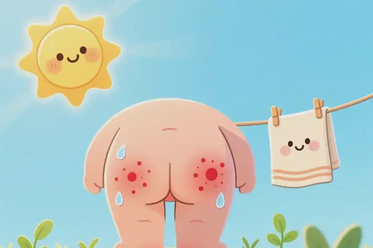 少兒屁股偶爾長(zhǎng)濕疹能夠徹底治愈嗎(圖1)