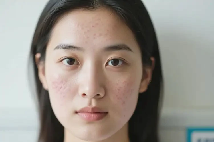 女人臉上長濕疹不管它會(huì)自己好嗎(圖4)