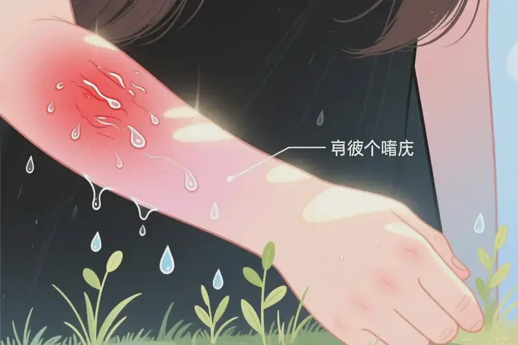 女生手臂出現(xiàn)濕疹不管它會自己自愈嗎(圖3)