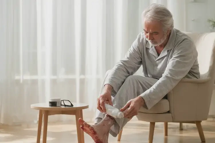 老人腳上容易長(zhǎng)濕疹能徹底自愈嗎(圖3)