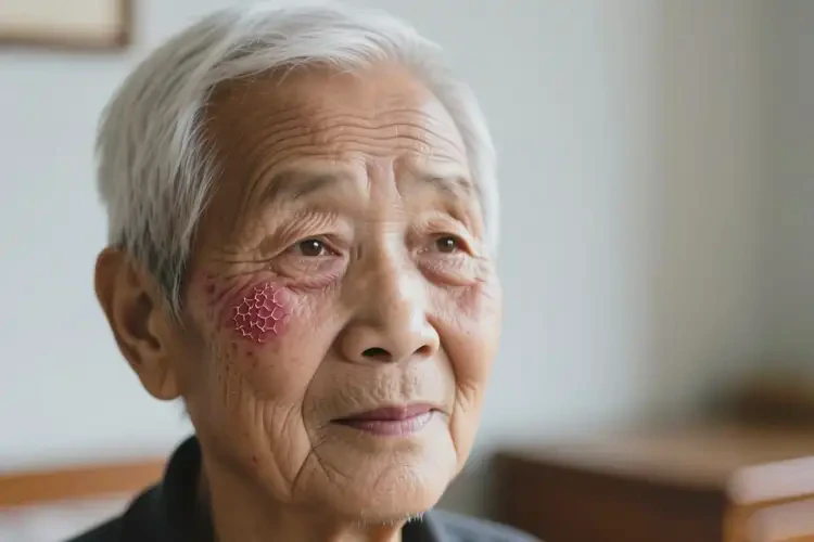 老年人臉上起濕疹不管它會(huì)自己自愈嗎(圖4)