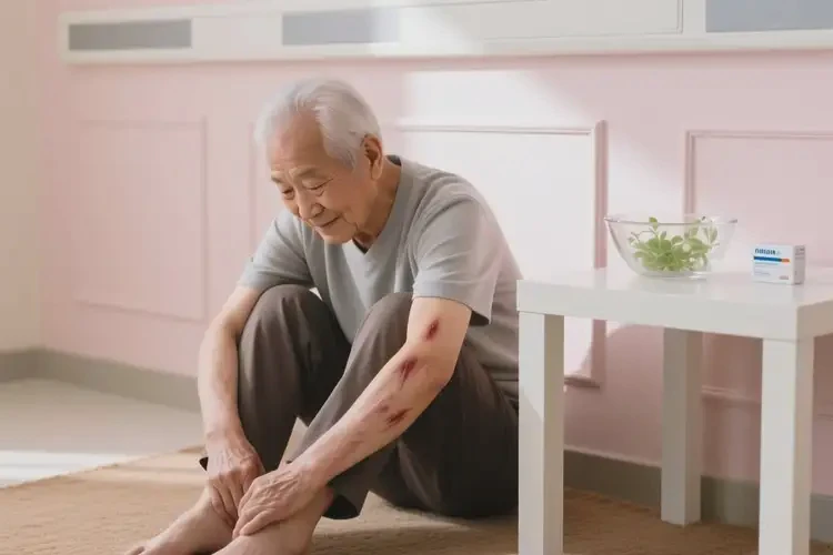 老人全身起濕疹可不可以徹底自愈(圖1)