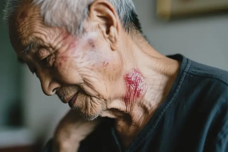 高龄老人脖子长湿疹不管它会自己自愈吗(图3)