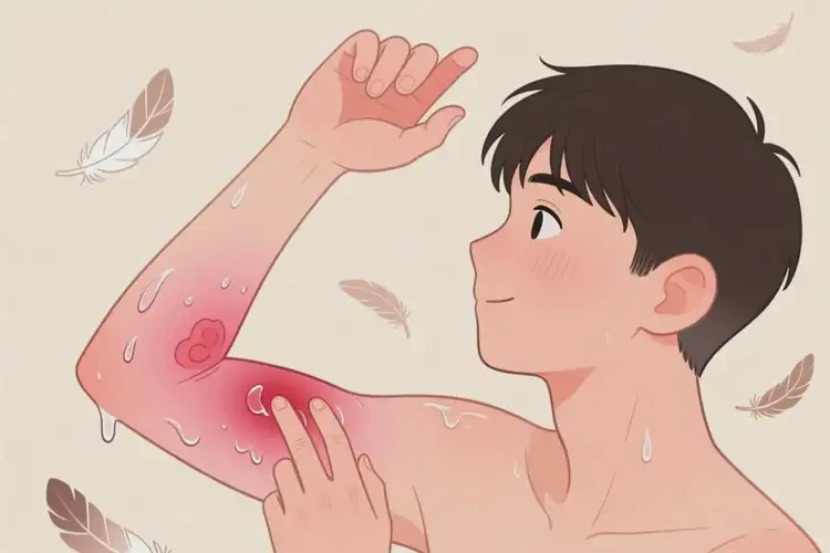 男生手臂偶爾長濕疹不管它會自己好嗎(圖3)