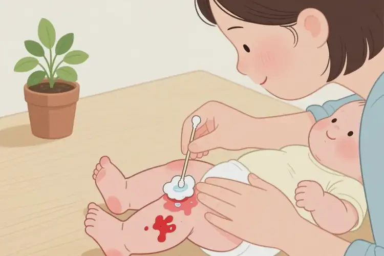 新生兒四肢經(jīng)常長濕疹能夠徹底治愈嗎(圖1)