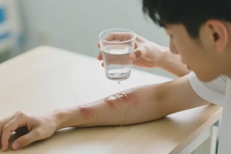 男生手臂容易長濕疹能靠自己自愈嗎(圖3)