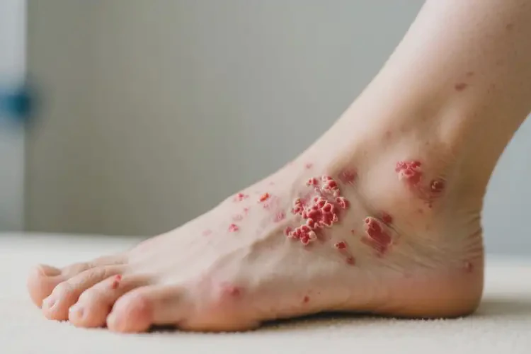 女人腳上起濕疹能不能徹底自愈(圖4)