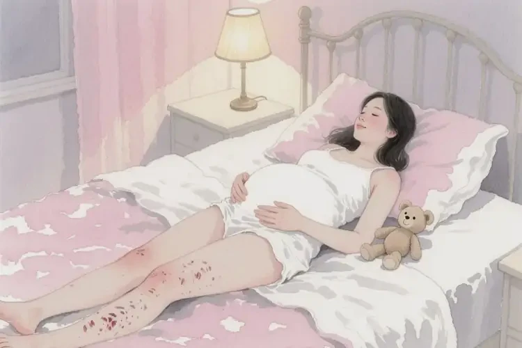 孕妇大腿经常起湿疹能彻底自愈吗(图1)