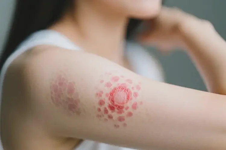 女性手臂出湿疹可不可以彻底自愈(图3)