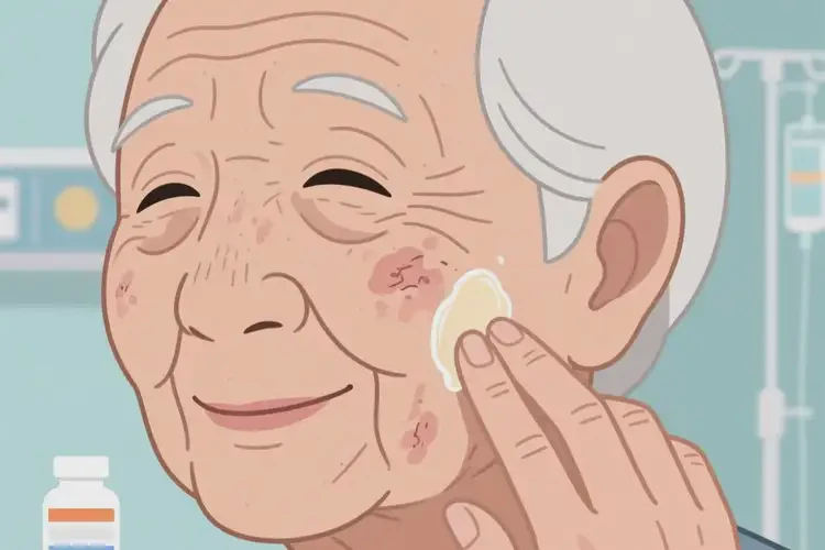 老年人臉上出現(xiàn)濕疹能夠徹底治愈嗎(圖4)