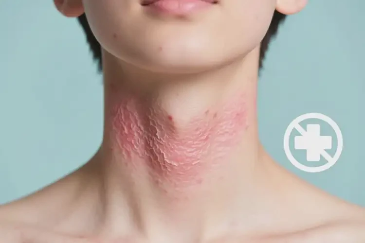 青年人脖子上偶爾長濕疹可不可以徹底自愈(圖1)