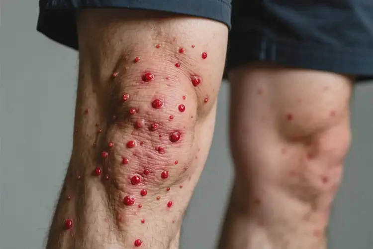 男人大腿容易長(zhǎng)濕疹不管它會(huì)自己自愈嗎(圖4)