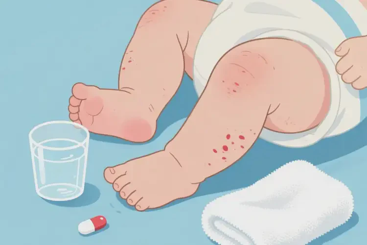 寶寶小腿上起濕疹可以徹底自愈嗎(圖2)