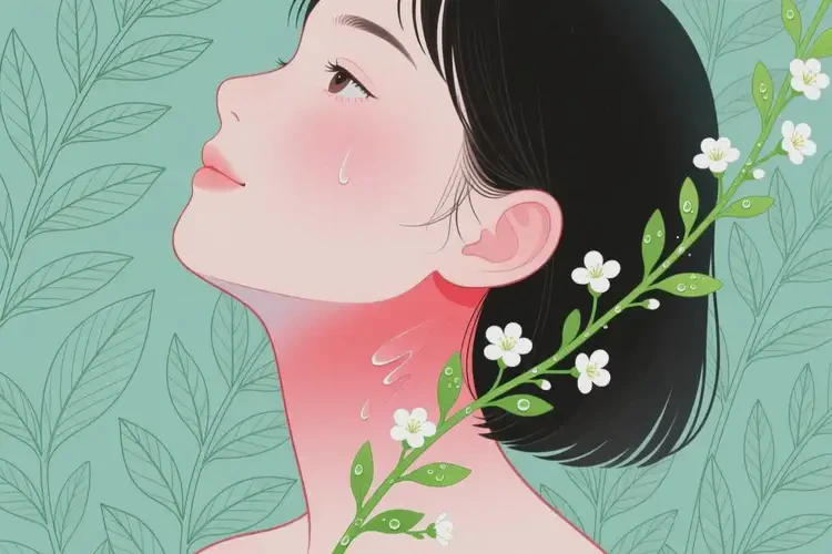 女生脖子容易起濕疹不管它會自己痊愈嗎(圖1)