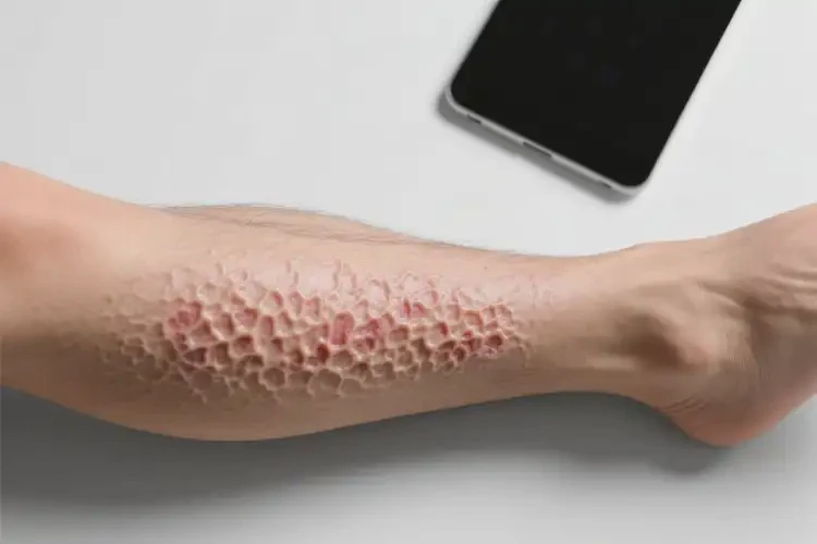 青年人小腿上容易长湿疹可不可以彻底自愈(图1)