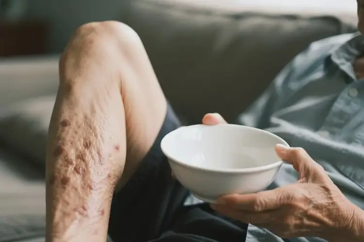 老人大腿經(jīng)常起濕疹可以徹底自愈嗎(圖3)