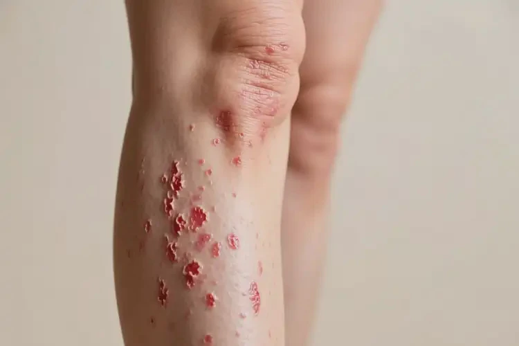 女人小腿偶爾起濕疹不管它會自己自愈嗎(圖4)