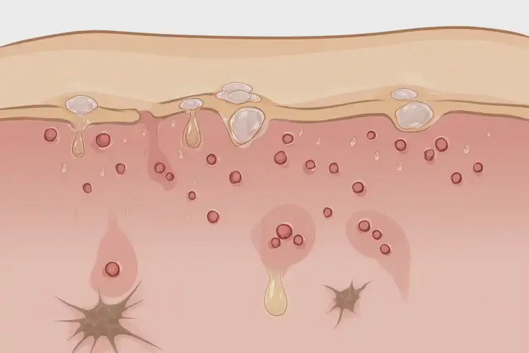 女人腳上經(jīng)常起濕疹不管它會(huì)自己自愈嗎(圖4)