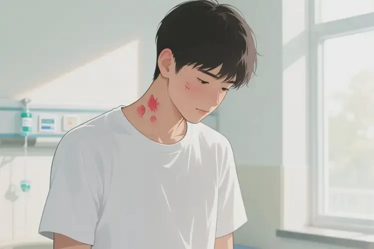 大學(xué)生脖子出現(xiàn)濕疹不管它會(huì)自己自愈嗎(圖4)