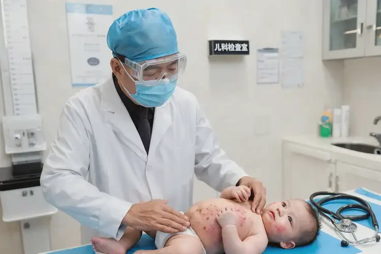 嬰兒肚子上容易起濕疹能靠自己自愈嗎(圖2)