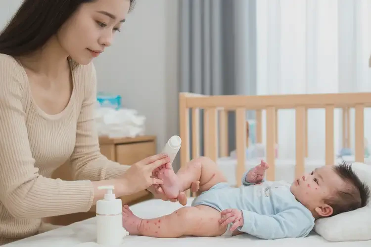 寶寶大腿起濕疹可不可以徹底自愈(圖2)