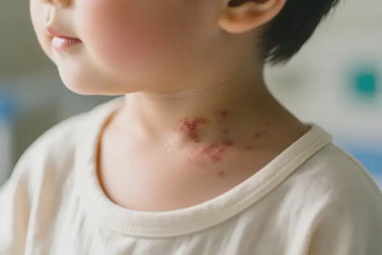 小孩脖子上經(jīng)常起濕疹可以徹底自愈嗎(圖3)