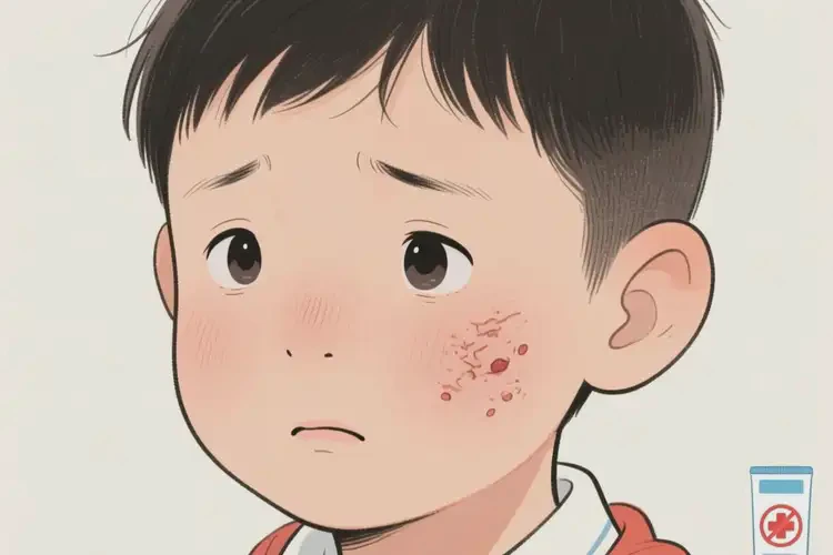 小學(xué)生臉上偶爾長濕疹不管它會自己痊愈嗎(圖4)