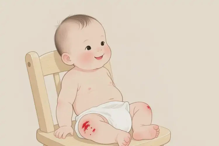 嬰兒屁股偶爾長濕疹不管它會自己好嗎(圖1)