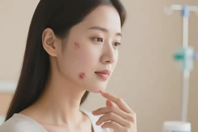 產(chǎn)婦面部偶爾長(zhǎng)濕疹不管它會(huì)自己痊愈嗎(圖3)