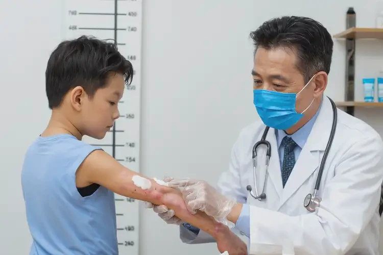 兒童四肢出濕疹能靠自己自愈嗎(圖3)