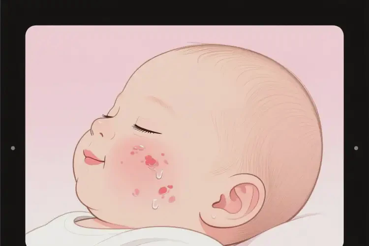小兒面部偶爾長濕疹不管它會自己自愈嗎(圖4)