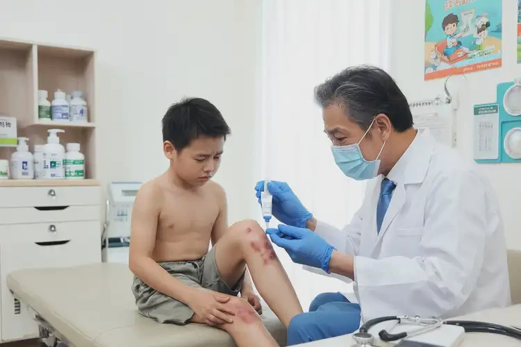 孩子大腿出濕疹能夠徹底治愈嗎(圖3)