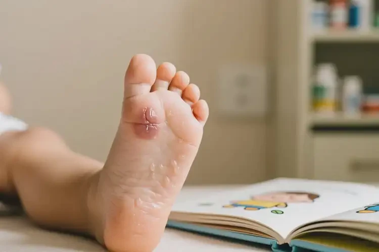 小兒腳上有濕疹可不可以徹底自愈(圖3)