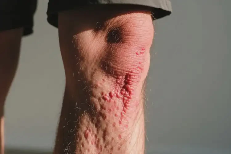 男性小腿長濕疹能靠自己自愈嗎(圖2)