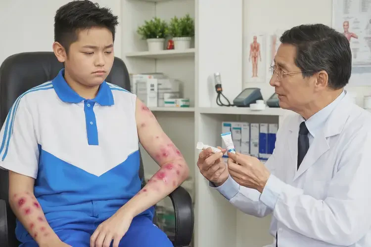 中學(xué)生手臂容易起濕疹能靠自己自愈嗎(圖3)