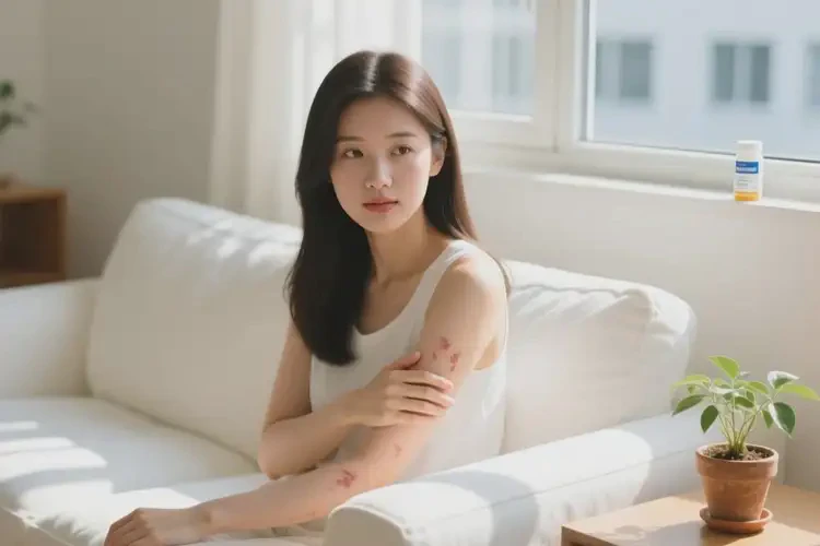 女生身上出現(xiàn)濕疹能夠徹底治愈嗎(圖4)