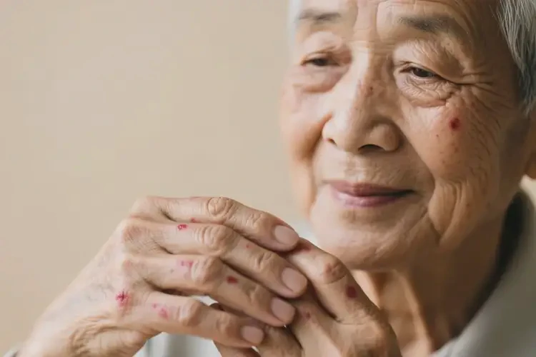 老人身上偶爾長濕疹能靠自己自愈嗎(圖4)